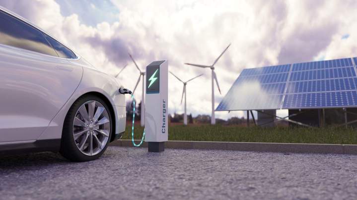 Client satisfait de l'installation de borne de recharge
